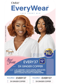 Thumbnail for Outre Synthetic Pre-Plucked HD Transparent Lace Front Wig Every 37 QLEWE37 - Elevate Styles