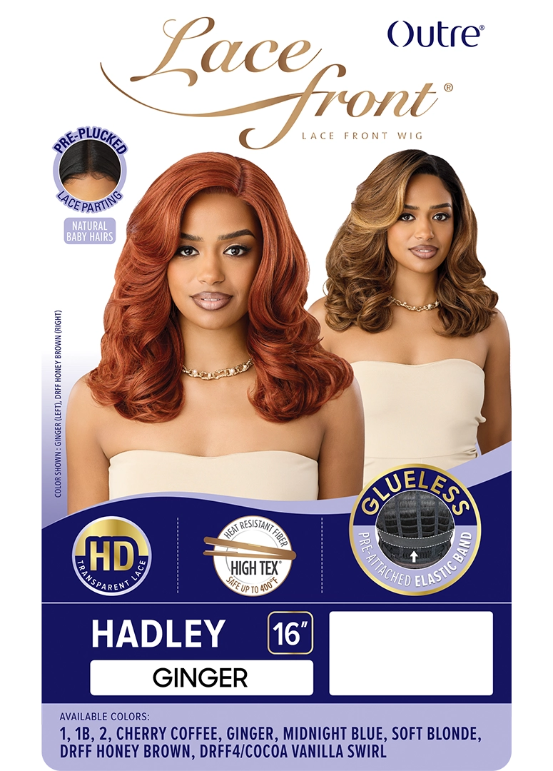 Outre Synthetic Glueless HD Transparent Lace Front Wig Hadley QLHAD - Elevate Styles