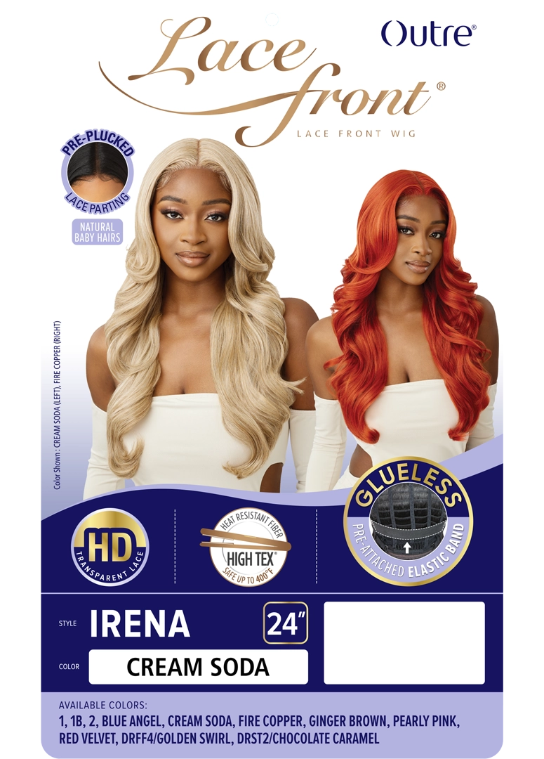 Outre HD Transparent Glueless Lace Pre-Plucked 5" Deep Part Lace Front Wig Irena - Elevate Styles