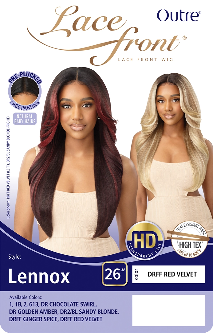 Outre Synthetic Glueless HD Transparent Lace Front Wig Lennox - Elevate Styles