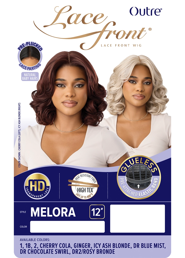 Outre Synthetic Glueless HD Transparent Lace Front Wig Melora QLMLR - Elevate Styles