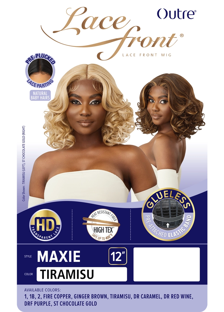 Outre Synthetic Glueless HD Transparent Lace Front Wig Maxie - Elevate Styles