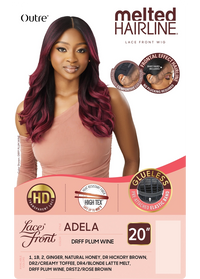 Thumbnail for Outre Synthetic Melted Hairline HD Lace Front Wig Adela QLMHADL - Elevate Styles