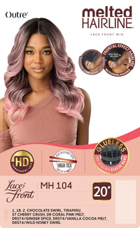 Thumbnail for Outre Synthetic Melted Hairline HD Lace Front Wig MH104 QLMHMH104 - Elevate Styles