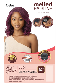 Thumbnail for Outre Synthetic Melted Hairline HD Lace Front Wig Judi QLMHJUD - Elevate Styles