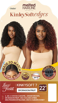 Thumbnail for Outre HD Melted Hairline Kinky Soft Edges Lace Front Wig Kinky Soft 7 QLMHKSE7 - Elevate Styles