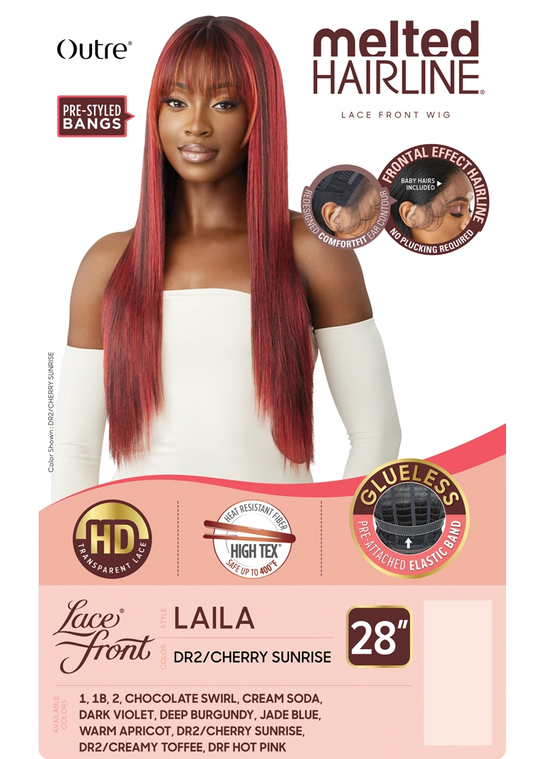 Outre Synthetic Melted Hairline HD Lace Front Wig Laila QLMHLAI - Elevate Styles