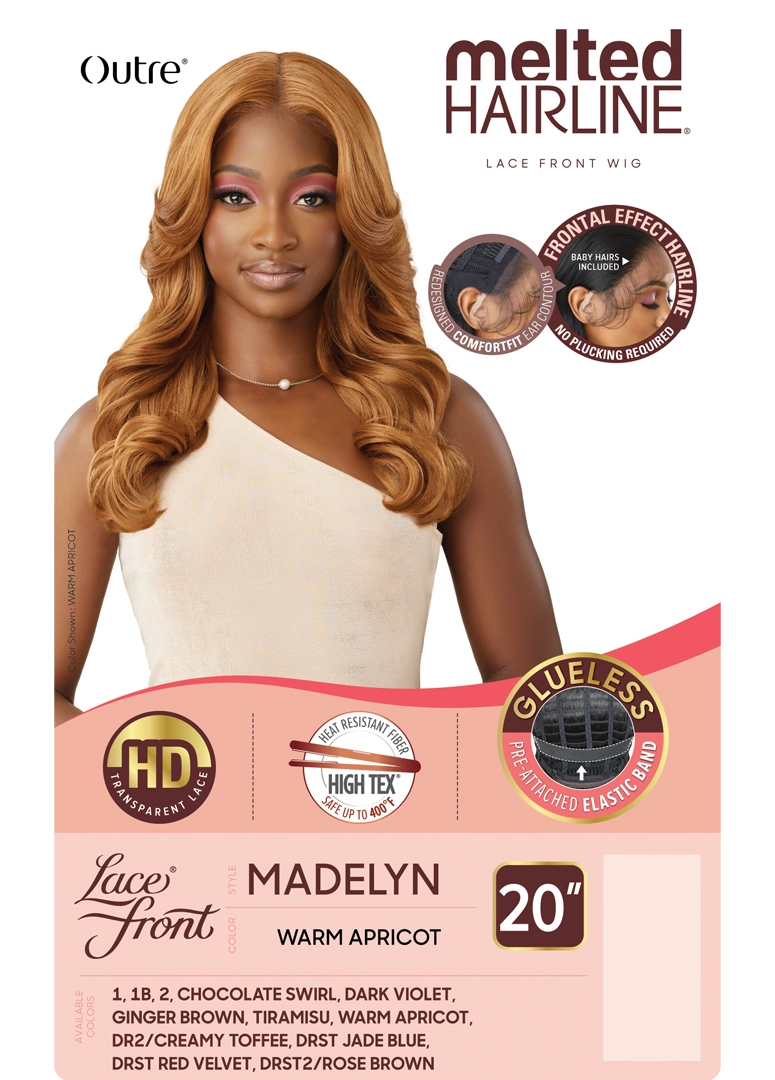 Outre Synthetic Melted Hairline HD Lace Front Wig Madelyn QLMHMDL - Elevate Styles