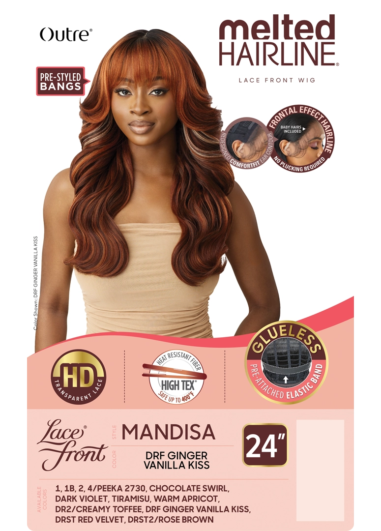 Outre Synthetic Melted Hairline HD Lace Front Wig Mandisa QLMHMND - Elevate Styles