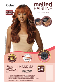Thumbnail for Outre Synthetic Melted Hairline HD Lace Front Wig Mandisa QLMHMND - Elevate Styles