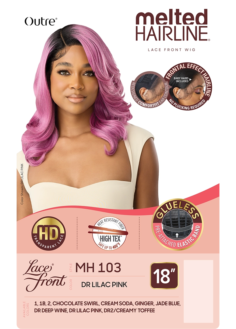 Outre Synthetic Melted Hairline HD Lace Front Wig MH103 QLMHMH103 - Elevate Styles