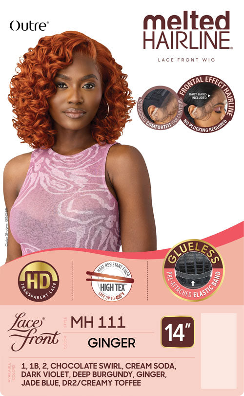 Outre Synthetic Melted Hairline HD Lace Front Wig MH111 QLMHMH111 - Elevate Styles