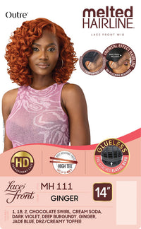 Thumbnail for Outre Synthetic Melted Hairline HD Lace Front Wig MH111 QLMHMH111 - Elevate Styles