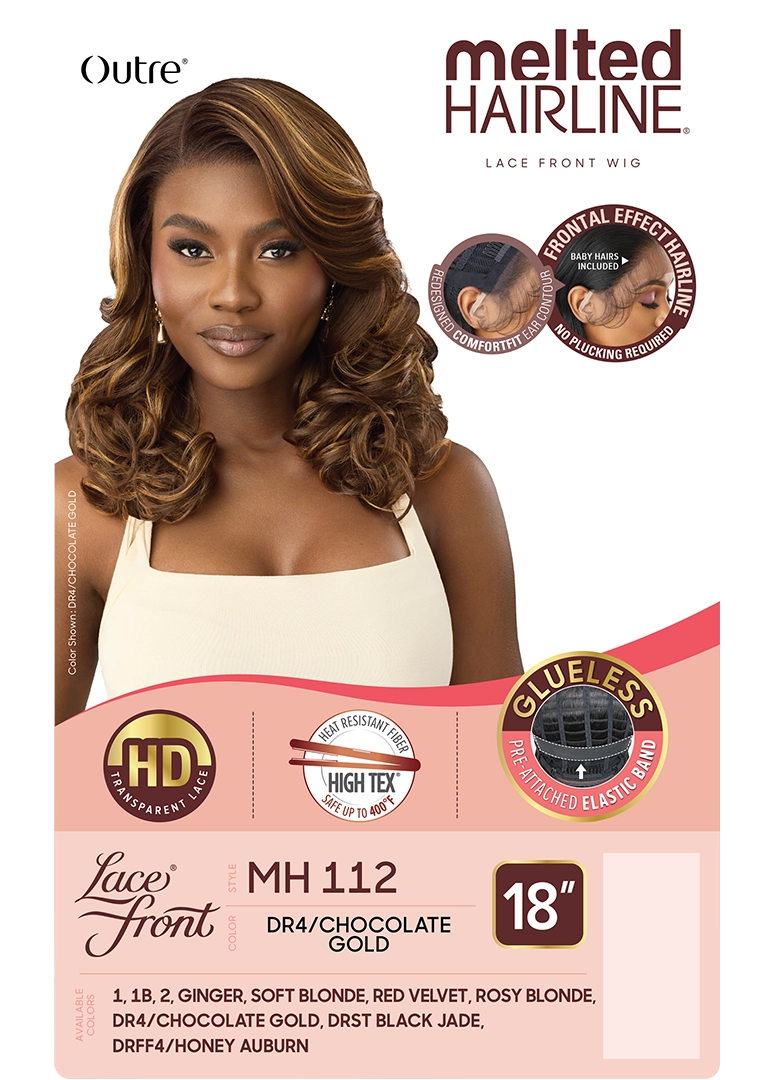 Outre Synthetic Melted Hairline HD Lace Front Wig MH112 QLMHMH112 - Elevate Styles