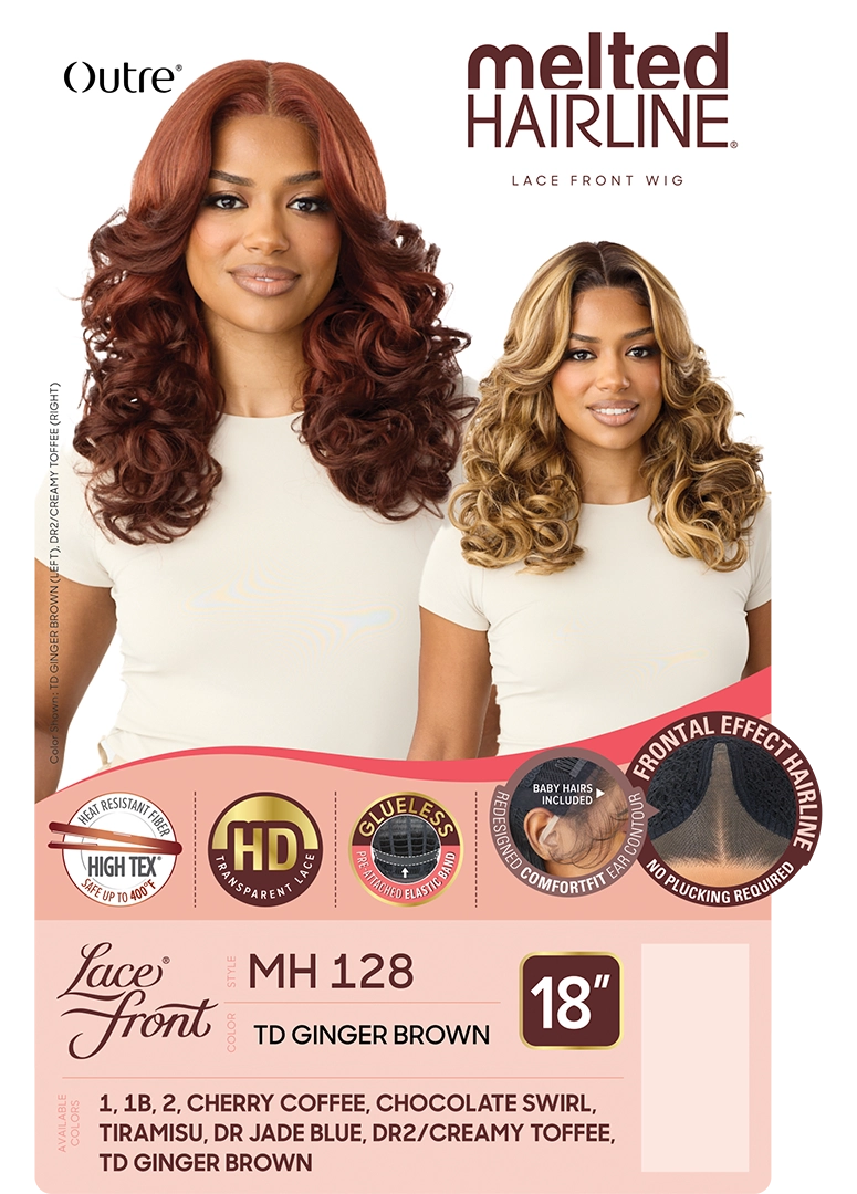 Outre Synthetic Melted Hairline HD Lace Front Wig MH128 QLMHMH128 - Elevate Styles