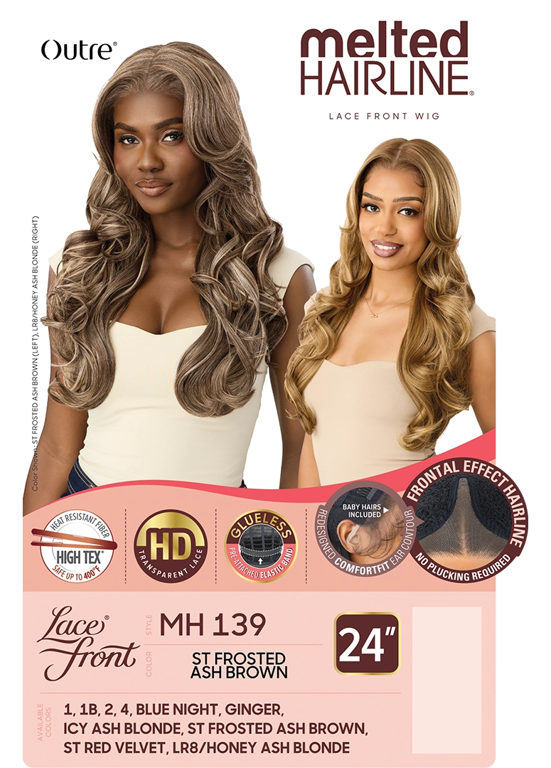 Outre Synthetic Melted Hairline HD Lace Front Wig MH139 QLMHMH139 - Elevate Styles