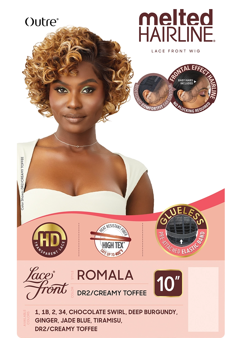Outre Synthetic Melted Hairline HD Lace Front Wig Romala QLMHROM - Elevate Styles