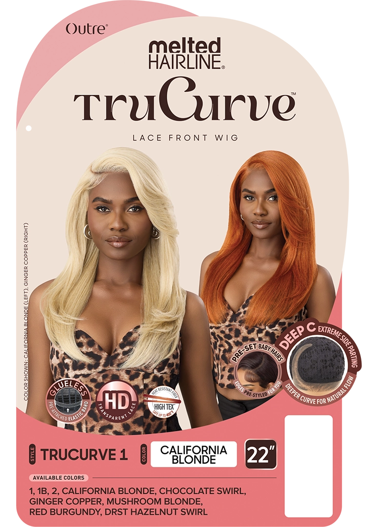 Outre Melted Hairline TruCurve Synthetic Lace Front Wig - TRUCURVE 1 QLMHTTC1 - Elevate Styles