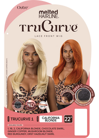 Thumbnail for Outre Melted Hairline TruCurve Synthetic Lace Front Wig - TRUCURVE 1 QLMHTTC1 - Elevate Styles