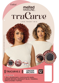 Thumbnail for Outre Melted Hairline TruCurve Synthetic Lace Front Wig - TRUCURVE 2 QLMHTTC2 - Elevate Styles