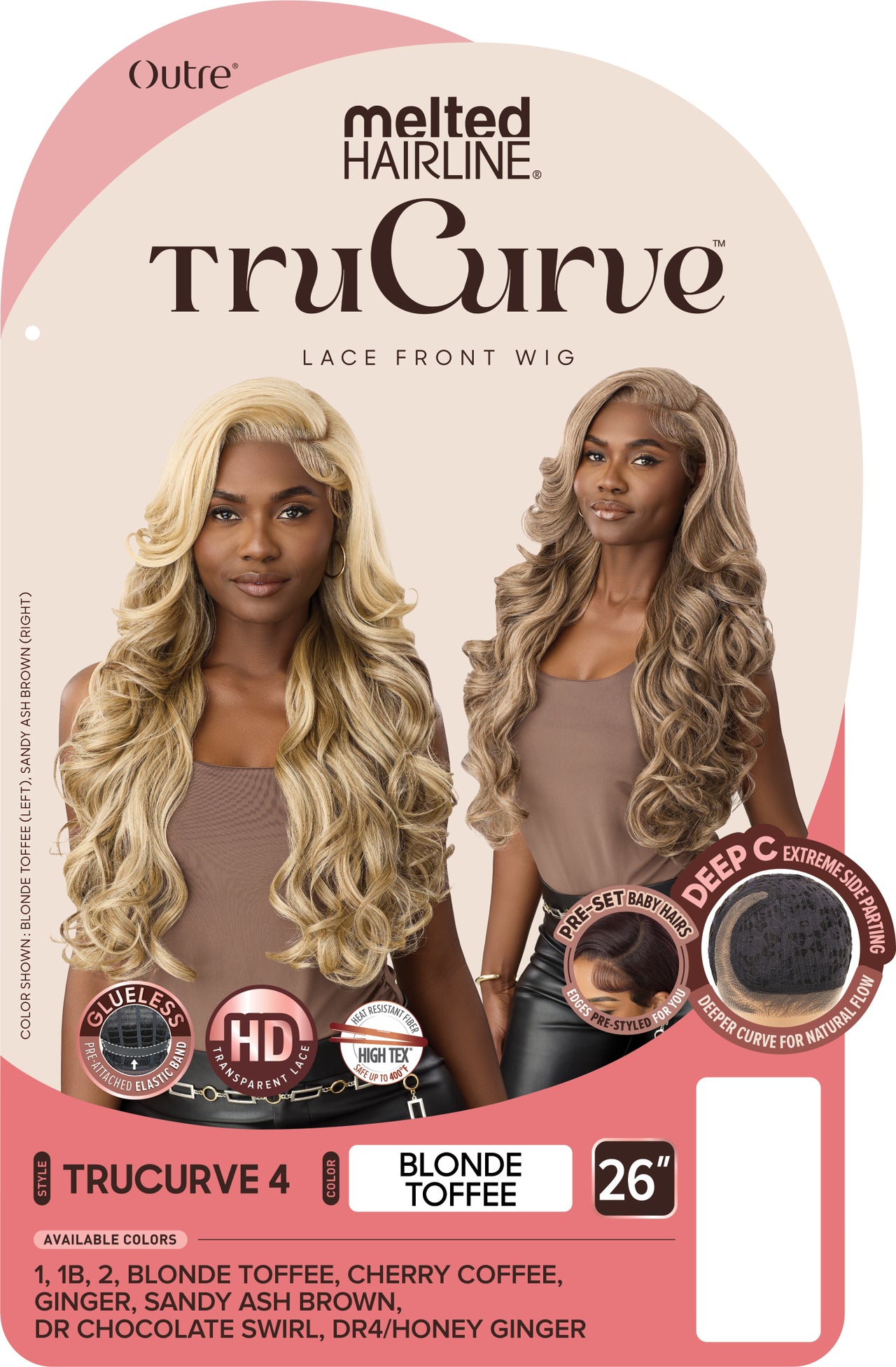 Outre Melted Hairline TruCurve Synthetic Lace Front Wig - TRUCURVE 4 QLMHTTC4 - Elevate Styles