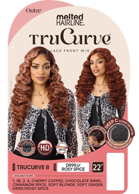 Thumbnail for Outre Melted Hairline TruCurve Synthetic Lace Front Wig - TRUCURVE 8 QLMHTTC8 - Elevate Styles
