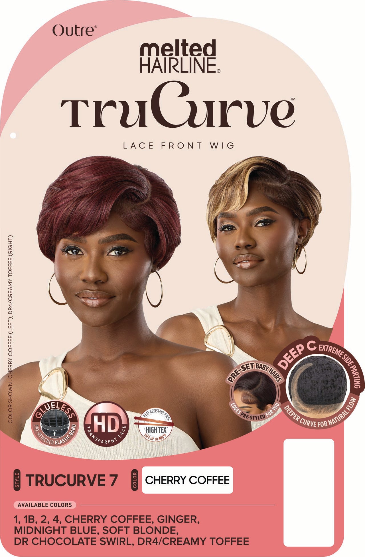 Outre Melted Hairline TruCurve Synthetic Lace Front Wig - TRUCURVE 7 QLMHTTC7 - Elevate Styles
