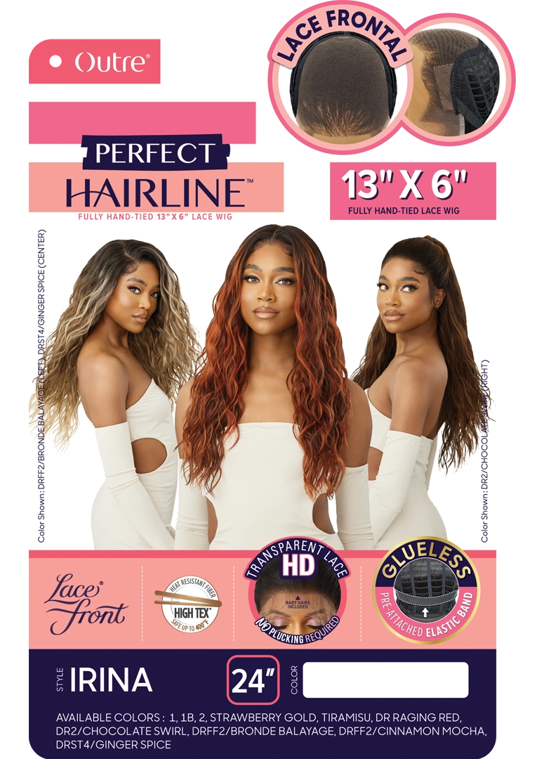 Outre Perfect Hairline 360 Frontal Lace 13"x 6" HD Transparent Lace Front Wig Irina QLPHLIRI - Elevate Styles