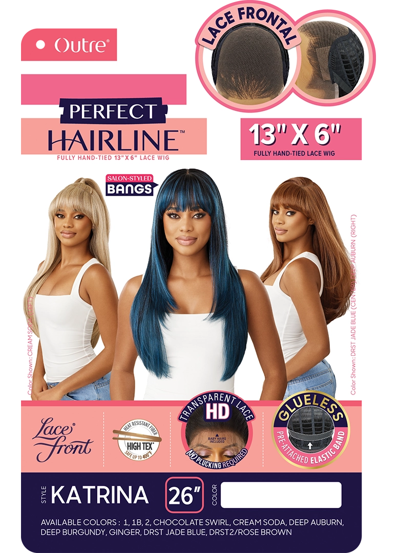 Outre Perfect Hairline 360 Frontal Lace 13"x 6" HD Transparent Lace Front Wig Katrina QLPHLKAT - Elevate Styles