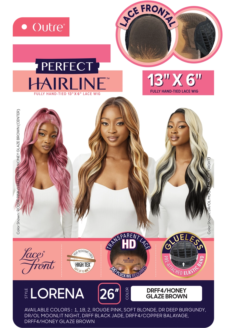 Outre Perfect Hairline 360 Frontal Lace 13"x 6" HD Transparent Lace Front Wig Lorena QLPHLLOR - Elevate Styles