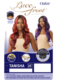 Thumbnail for Outre Synthetic Glueless HD Transparent Lace Front Wig Tanisha - Elevate Styles