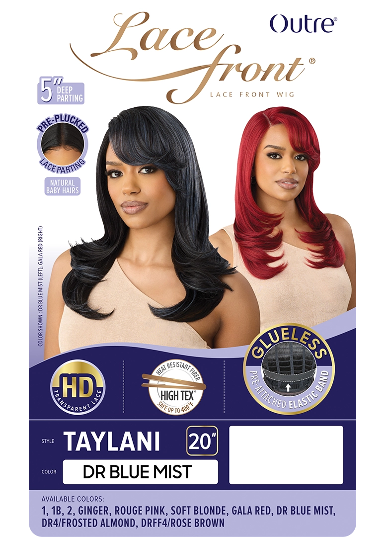 Outre Synthetic Glueless HD Transparent Lace Front Wig Taylani QLTLN - Elevate Styles