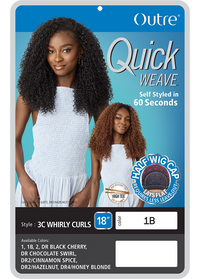 Thumbnail for Outre Quick Weave Half Wig 3C Whirly Curls QS3CWC - Elevate Styles