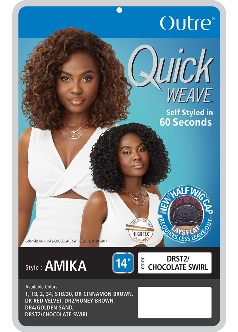 Outre Quick Weave Half Wig Amika QSAMI - Elevate Styles