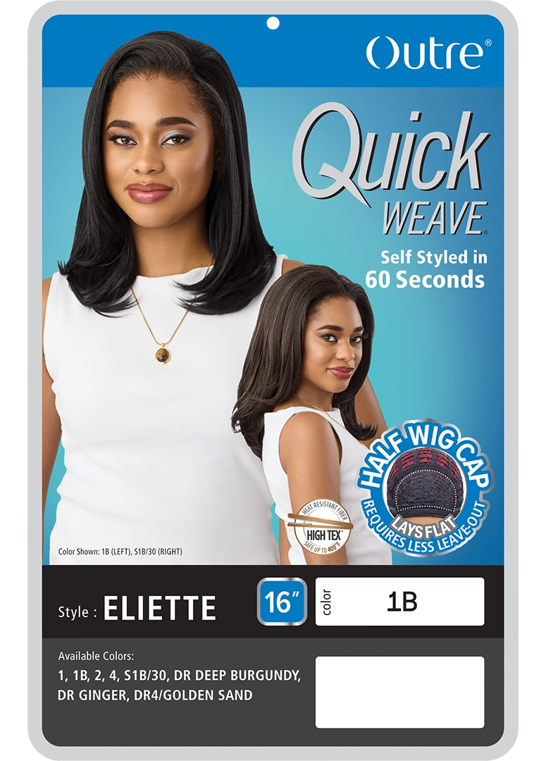 Outre Quick Weave Synthetic Half Wig Eliette QSELI - Elevate Styles