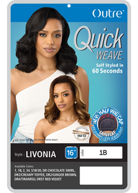 Thumbnail for Outre Quick Weave Half Wig Livonia QSLVN - Elevate Styles