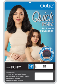 Thumbnail for Outre Quick Weave Synthetic Half Wig Poppy QSPOP - Elevate Styles