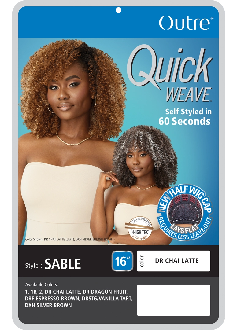Outre Quick Weave Half Wig Sable QSSBL - Elevate Styles