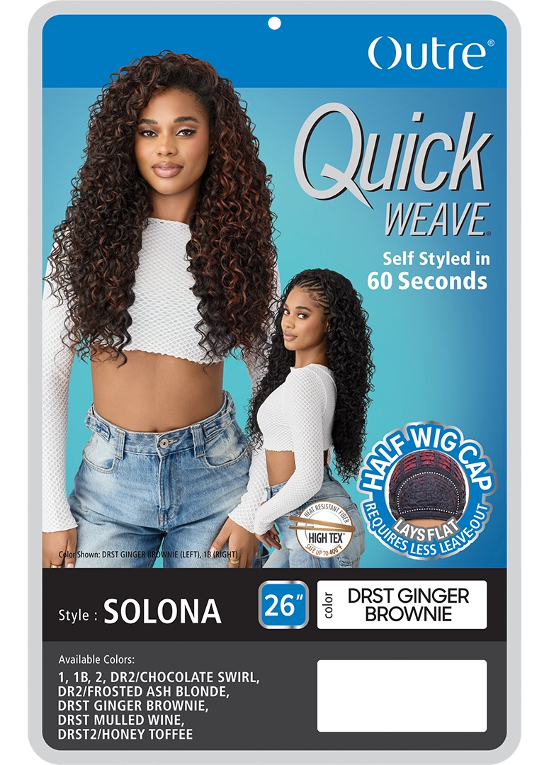 Outre Quick Weave Half Wig Solona QSSOL - Elevate Styles