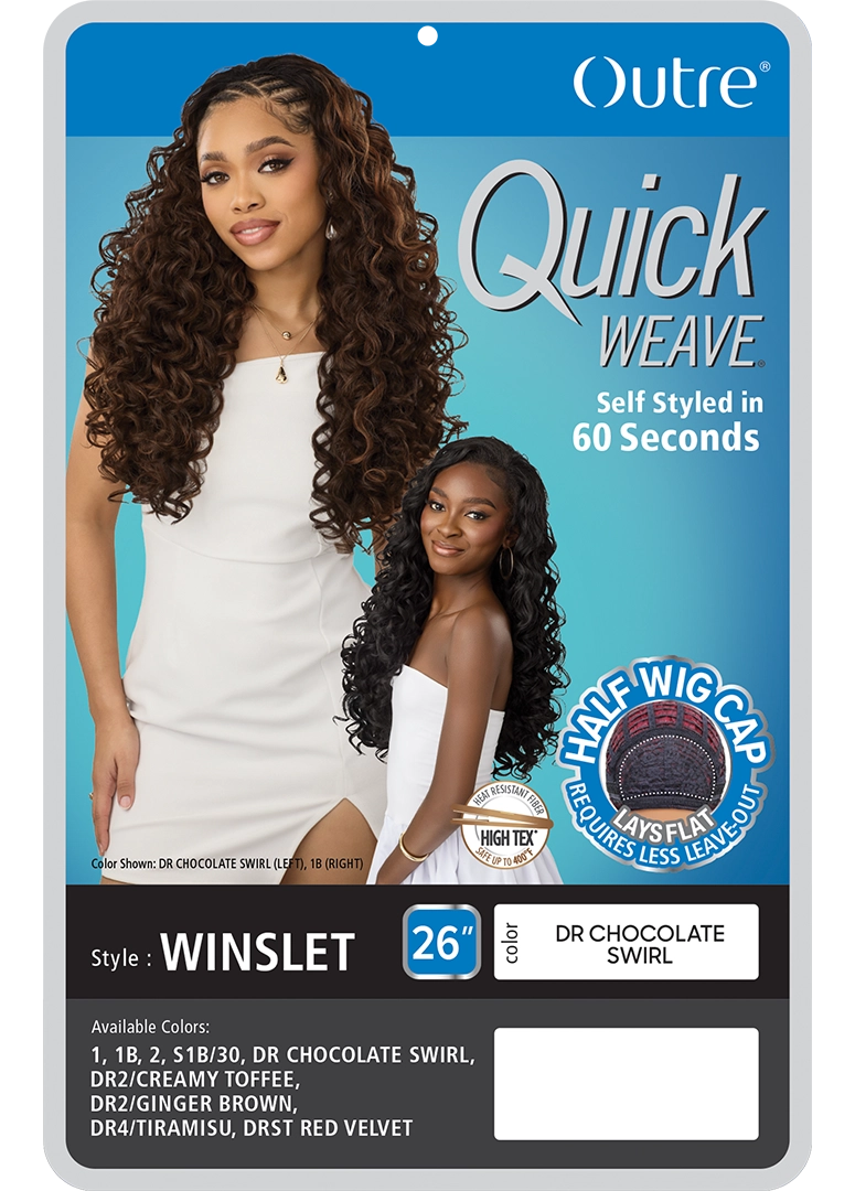 Outre Quick Weave Synthetic Half Wig Winslet QSWSL - Elevate Styles