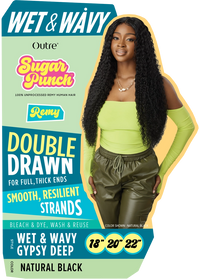 Thumbnail for Sugar Punch Unprocessed 100% Remy Human Hair Wet & Wavy Spanish Curl - Elevate Styles