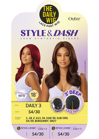 Thumbnail for Outre The Daily Wig Style and Dash Lace Part Wig Daily 3 - Elevate Styles
