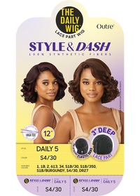 Thumbnail for Outre The Daily Wig Style and Dash Lace Part Wig Daily 5 - Elevate Styles
