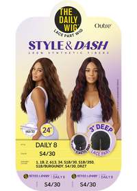 Thumbnail for Outre The Daily Wig Style and Dash Lace Part Wig Daily 8 - Elevate Styles