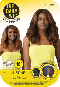 Thumbnail for Outre The Daily Wig Lace Part Wig Justine - Elevate Styles