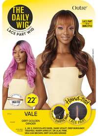 Thumbnail for Outre The Daily Wig Lace Part Wig Vale - Elevate Styles
