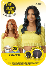 Thumbnail for Outre The Daily Wig Lace Part Wig Prianna - Elevate Styles
