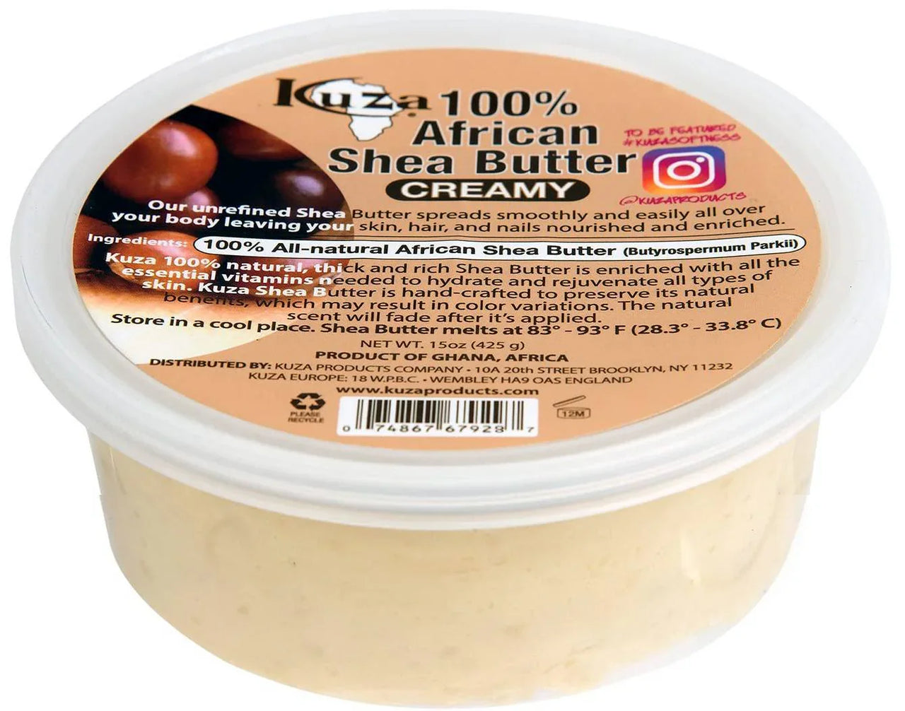 Kuza® 100% African Shea Butter – Creamy White 1.5 oz