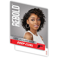 Thumbnail for Sensationnel Rebold 100 Percent Human Hair Deep Curl 3 Piece Weave Set 9 Inch - Elevate Styles