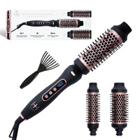 Thumbnail for Hot & Hotter 3-in-1 Interchangeable Ceramic Hot Styling Brush Set - Elevate Styles